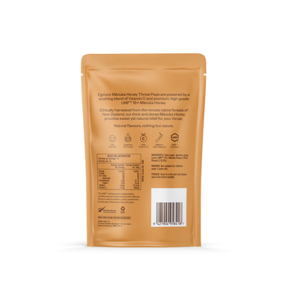 Manuka Honey Throat Pops - Bag of 10